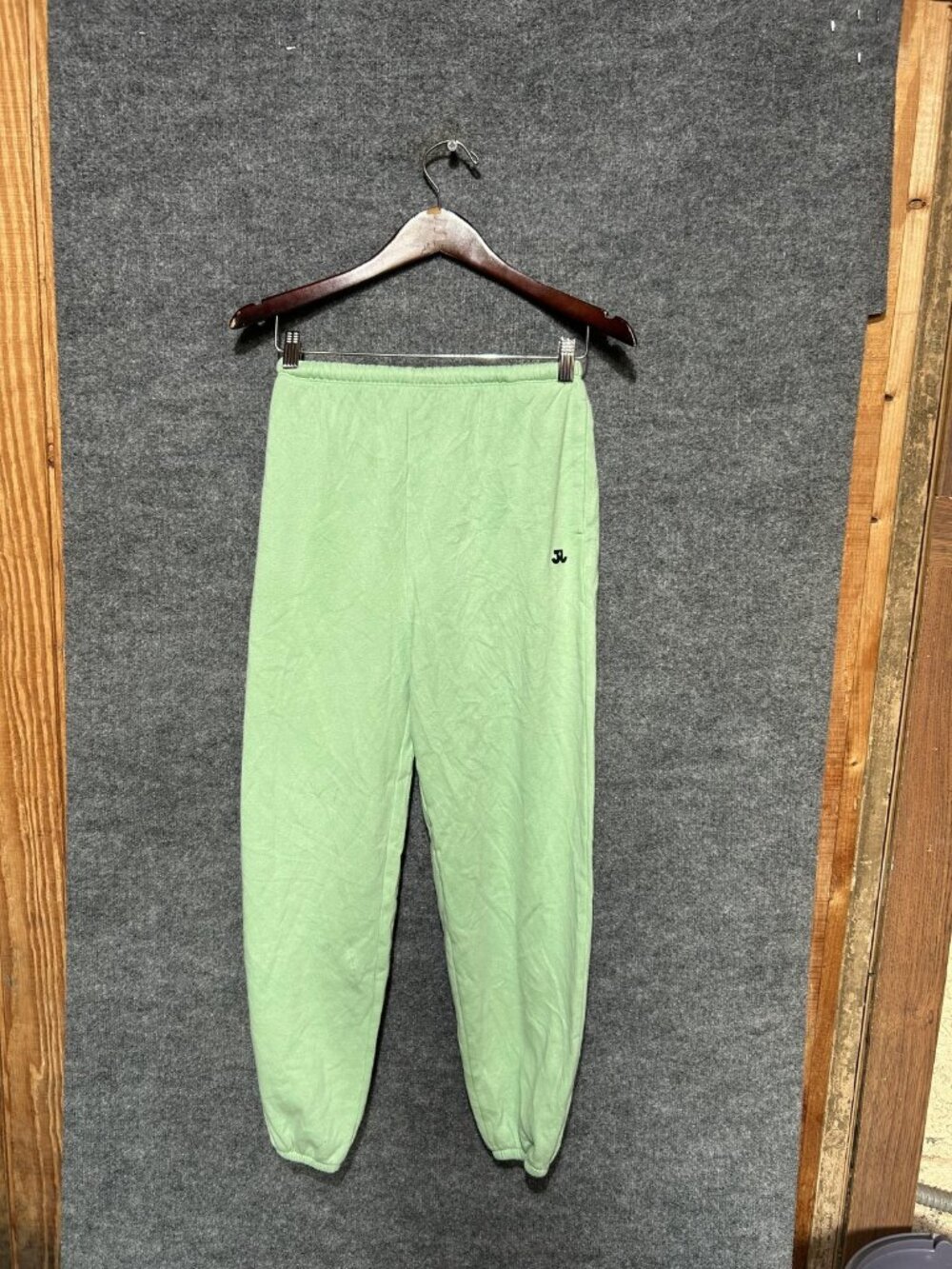Jo+Jax Pants Youth Large Green Fleece Sweatpants Joggers Ankle Dance Lounge